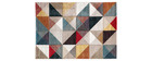 Tapis motifs graphiques multicolore 160 x 230 cm CHROMA