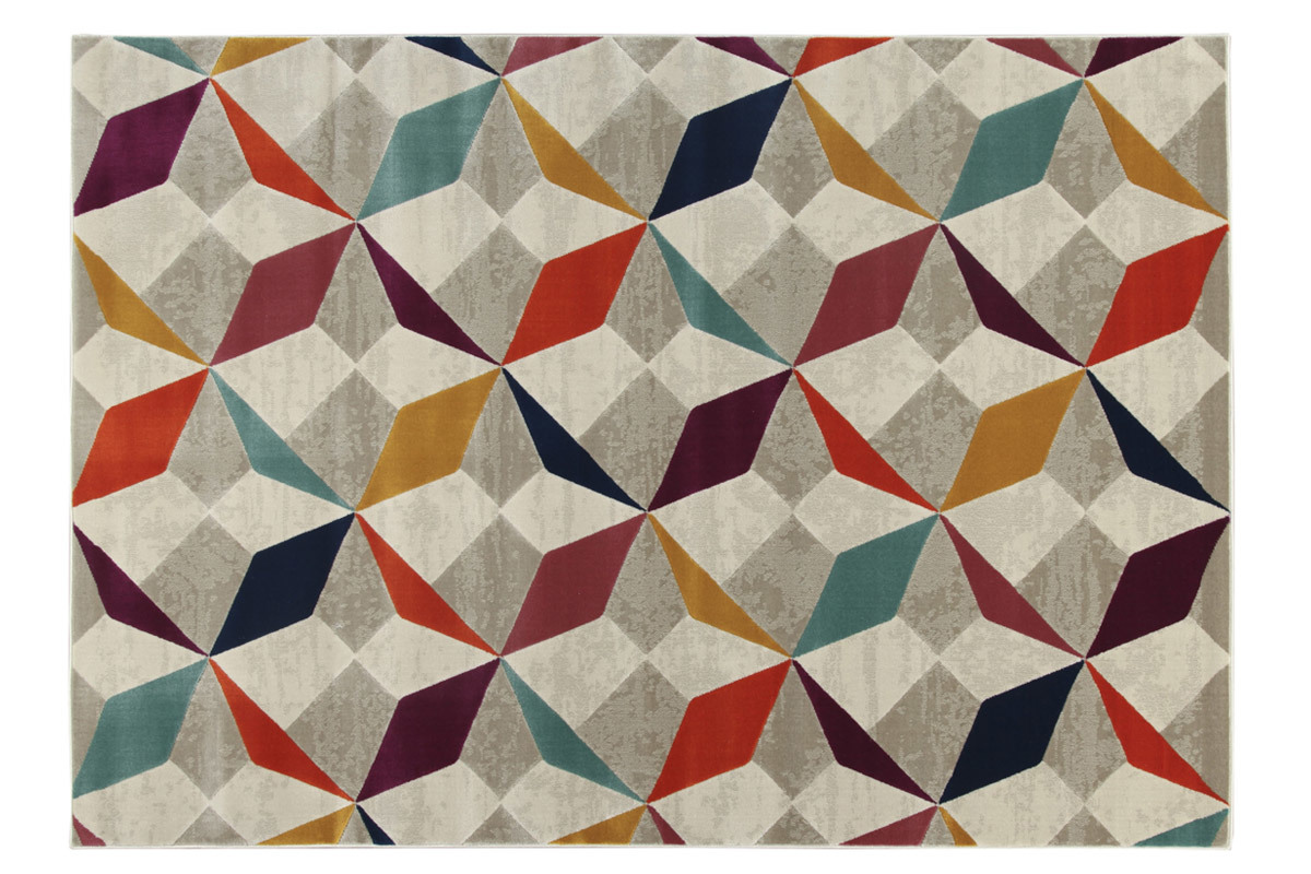 Tapis multicolore 160 x 230 cm DAUDET