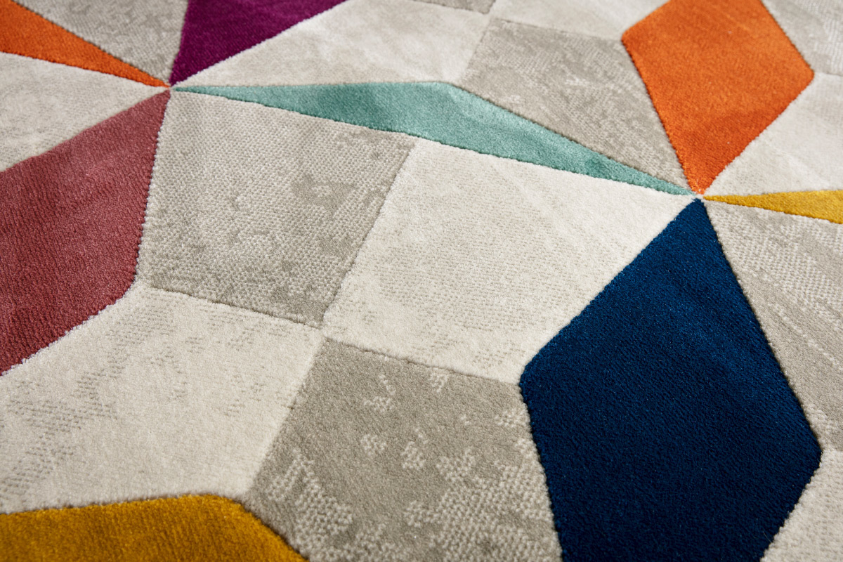 Tapis multicolore 160 x 230 cm DAUDET