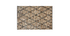 Tapis naturel motif losange noir 160 x 230 cm DOURA