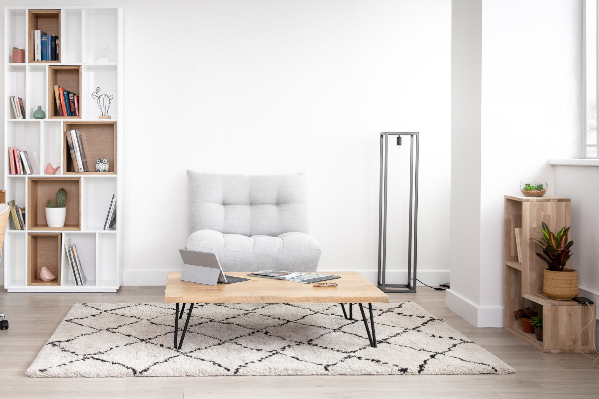 Tapis polypropyl�ne beige 200 x 290 cm BERBERE