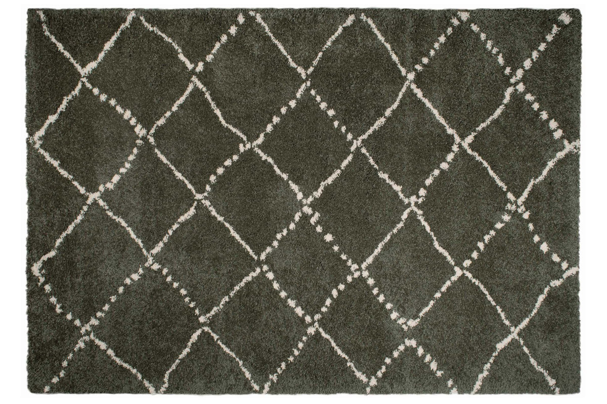 Tapis polypropyl�ne kaki 200 x 290 cm BERBERE