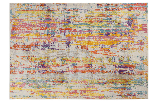 Tapis rectangulaire multicolore 160 x 230 cm DOJA