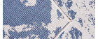Tapis réversible intérieur extérieur à motif bleu 160 x 230 cm BELIZ