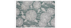 Tapis réversible intérieur extérieur motif floral vert 160 x 230 cm KONKA