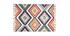 Tapis style berbère avec pompons multicolore 200 x 290 cm JEMAA