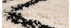 Tapis style berbère ivoire et noir 160 x 230 cm YAKIMA