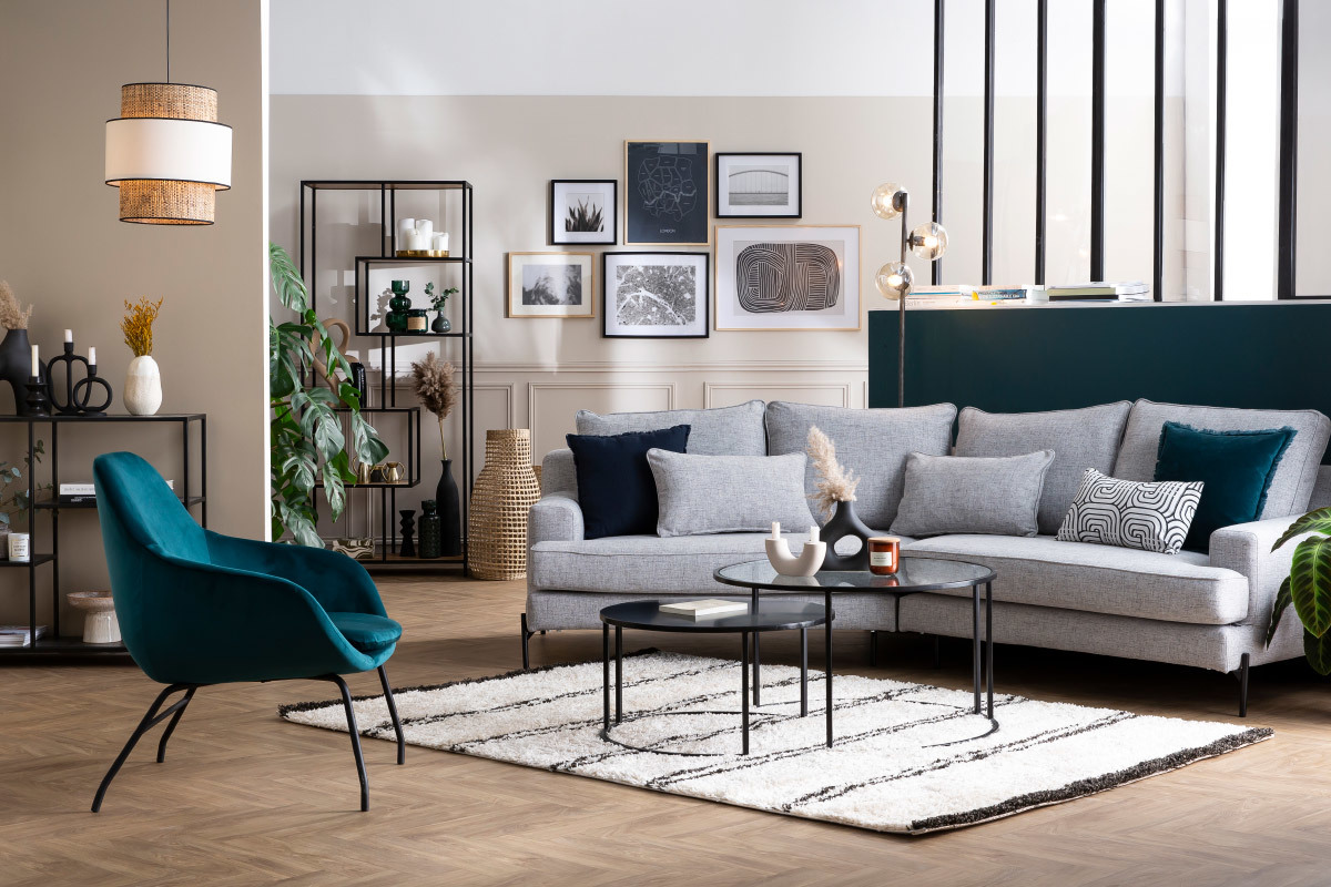 Tapis style berb�re rayures 160 x 230 cm SOUK