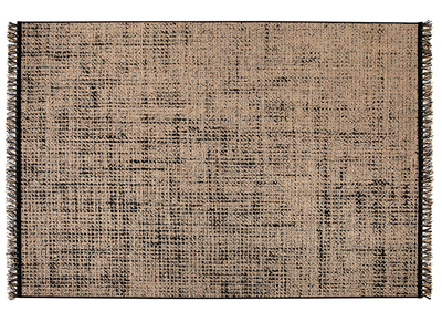Tapis vintage noir et naturel160 x 230 cm ALVA