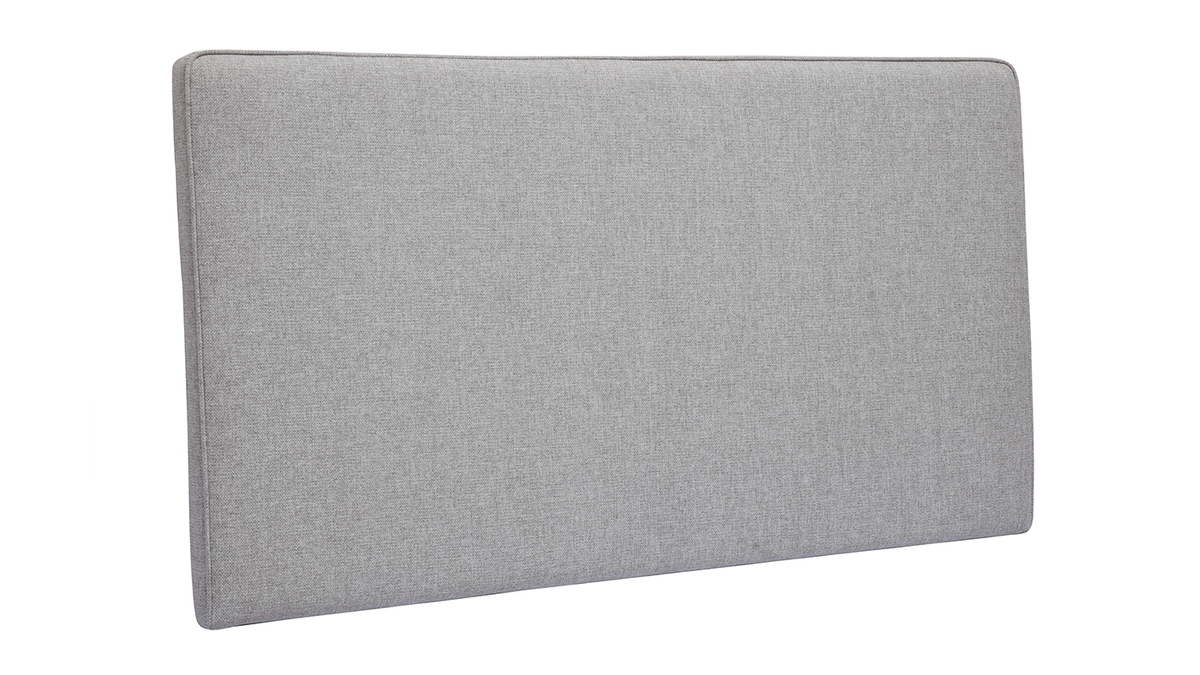 Tête de lit à suspendre en tissu gris L140 cm LILY