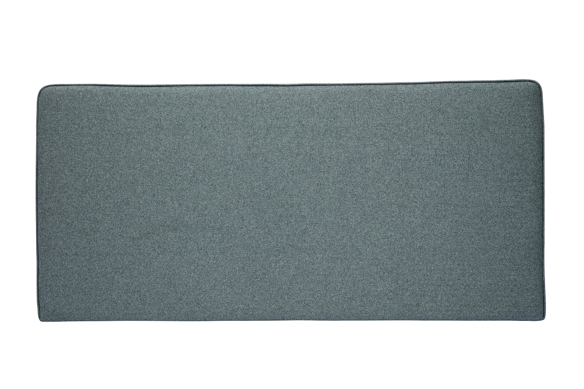 T�te de lit � suspendre en tissu vert L160 cm LILY