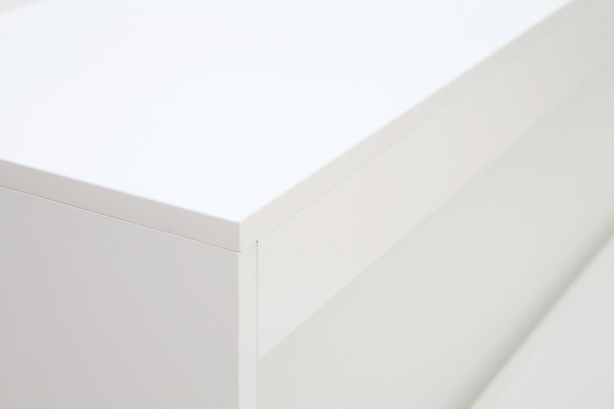 T�te de lit avec rangements blanche 160 cm HYPNOS