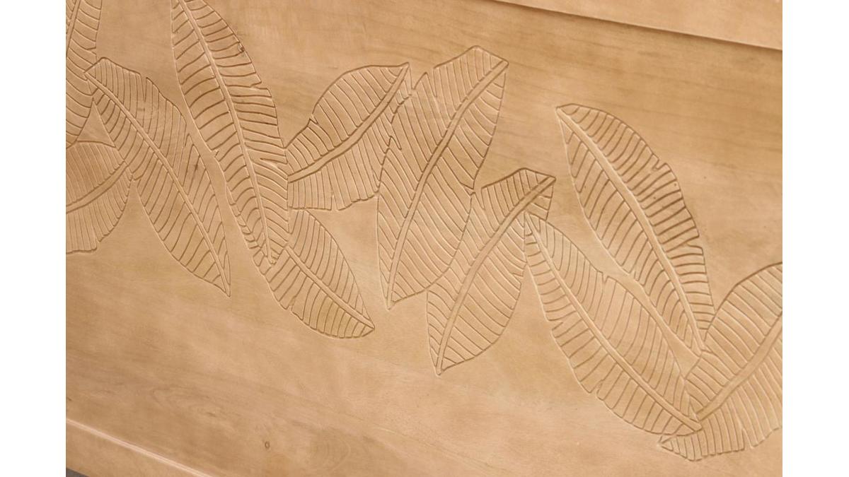 Tête de lit en manguier gravé L165 cm VIBES