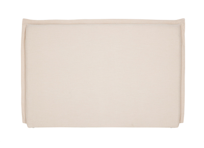 Tête de lit en tissu effet lin beige L160 cm PIA