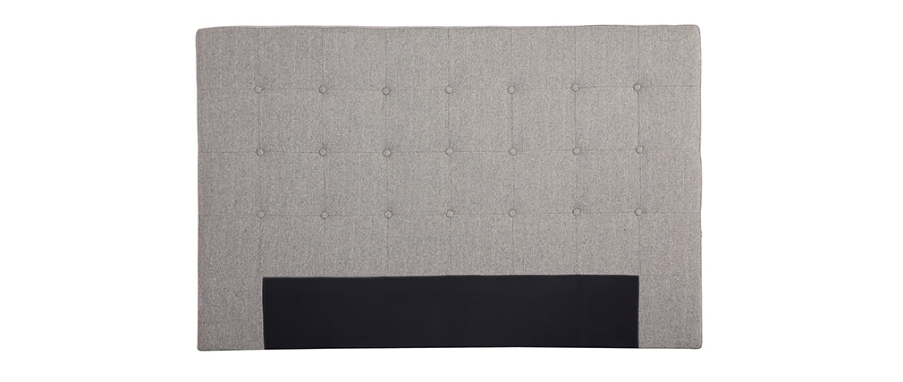 Tête de lit en tissu gris clair 170 cm LUTECE