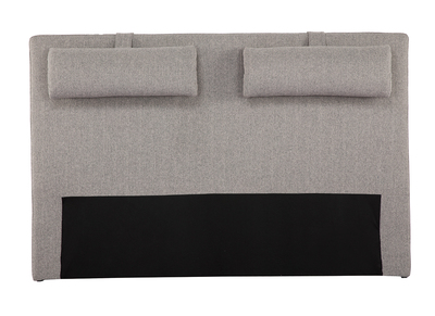 Tête de lit en tissu gris clair LORRY - Miliboo & Stéphane Plaza