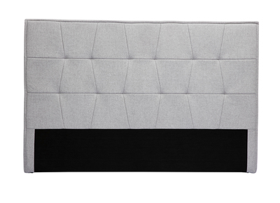 Tête de lit en tissu gris L170 cm SUKA