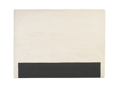 Tête de lit en tissu velours côtelé beige L160 cm YOLANDA