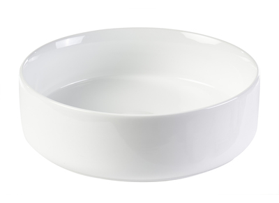 Vasque ronde en c&eacute;ramique blanche D40.5 cm ISLA